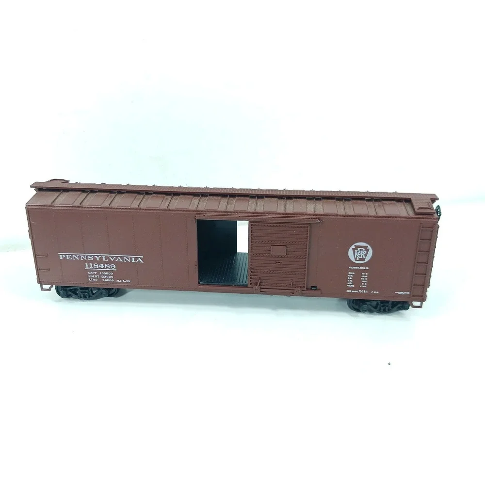 Athearn HO Scale Pennsylvania Railroad PRR 40 Ft Box Car 118489 Tuscan Red 1206